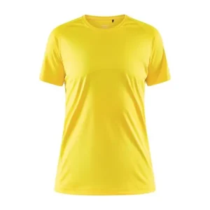 Tränings tee CORE dam gul XS