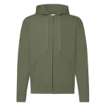 Zip Hoodie FRUIT olivgrön S