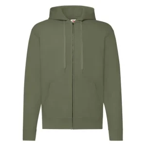 Zip Hoodie FRUIT olivgrön S