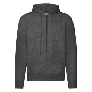 Zip Hoodie FRUIT mörkgrå S