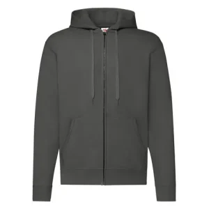Zip Hoodie FRUIT antracitgrå S
