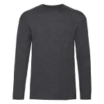 T-shirt Långärmad FRUIT mörkgrå S
