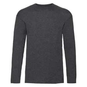 T-shirt Långärmad FRUIT mörkgrå S