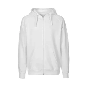 Hoodie zip NEUTRAL O63301 herr vit S