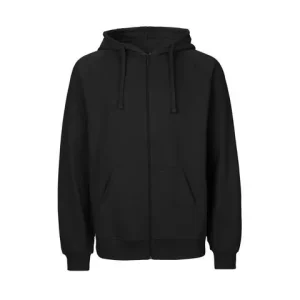 Hoodie zip NEUTRAL O63301 herr svart S