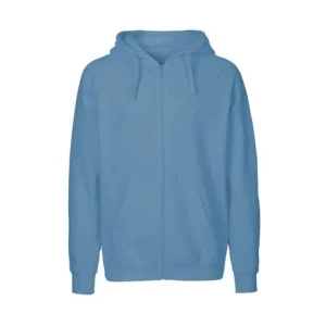 Hoodie zip NEUTRAL O63301 herr blå S