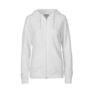 Hoodie zip NEUTRAL O83301 dam vit XS