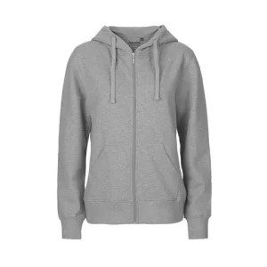 Hoodie zip NEUTRAL O83301 dam grå XS