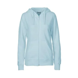 Hoodie zip NEUTRAL O83301 dam blå XS