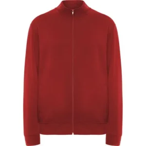 Sweater zip PF ulan unisex röd S