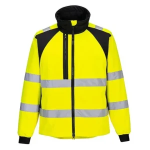 Varselsoftshell PW CD875 Kl 2/3 gul S