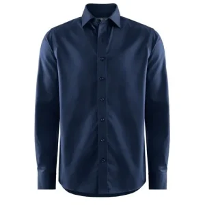 Skjorta BERKELEY Plainton reg marin S