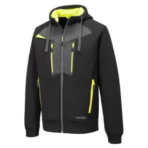 Hoodie zip PW DX472 svart S