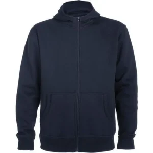 Hoodie zip ROLY Montblanc uni marin S