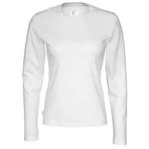 T-shirt LÄ 141019 GOTS dam vit XS
