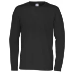 T-shirt LÄ 141020 GOTS svart S