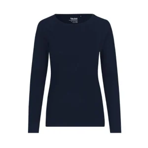 T-shirt LÄ O81050 GOTS dam marin XS