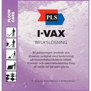 Etikett PLS Brukslösning I-Vax OP 100/rl