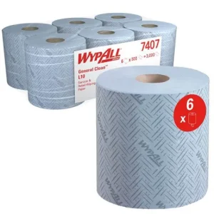 Torkrulle WYPALL 7407 centrum blå 6/FP