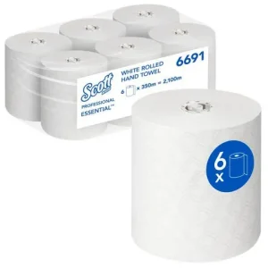 Handduk SCOTT 6691 350m vit