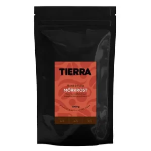 Kaffe TIERRA Mörkrost Hela Bönor 1kg