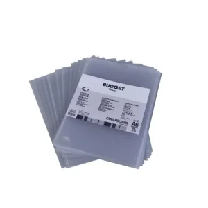 Plastfodral LYRECO budget A6 0,13 25/fp