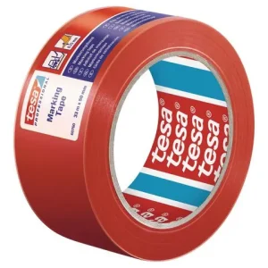 Markeringstejp TESA Prof. 50mmx33m röd