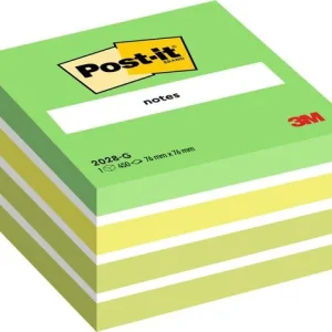 Notes POST-IT kub 76x76mm grön/vit