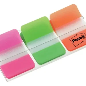 Index POST-IT stark 25,4x38,1r/g/o 66/fp