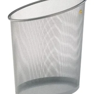 Papperskorg ALBA 20L silver
