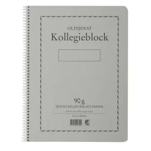 Kollegieblock A4 90g 70bl olinj TF