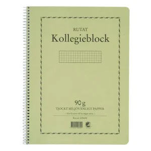 Kollegieblock A4 90g 70bl rut TF