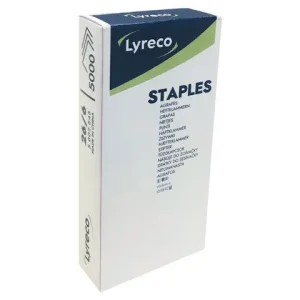 Häftklammer LYRECO 26/6 5000/fp