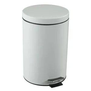Papperskorg CEP Rossignol pedal 14L vit