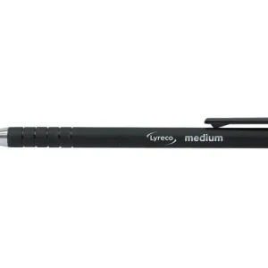 Kulpenna LYRECO grip 1,0mm svart