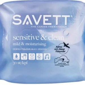 Våtservett SAVETT Sensitive 30/fp