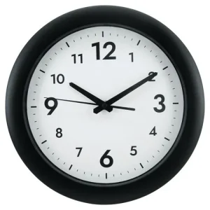 Väggur Easytime Ø30cm svart