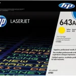 Toner HP Q5952A 643A 10K gul