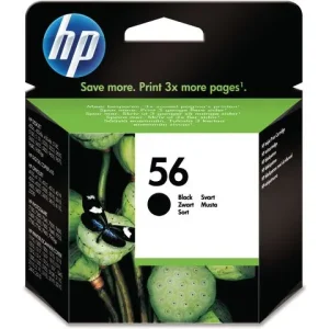 Bläckpatron HP C6656AE 56 svart