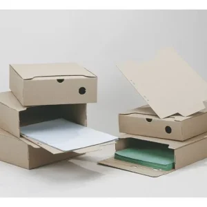 Arkivbox A4 60mm ryggbredd brun