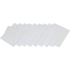 Plastregister A4+ A-Ö 225/240x297mm vit