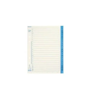 Pappregister JOPA A5 A-Ö vit/blå
