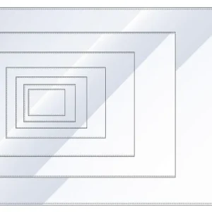 Plastfodral präglad 0,17mm A2