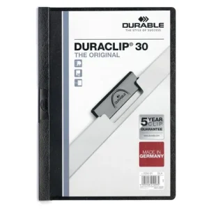 Klämmapp Duraclip 2200 A4 3mm svart