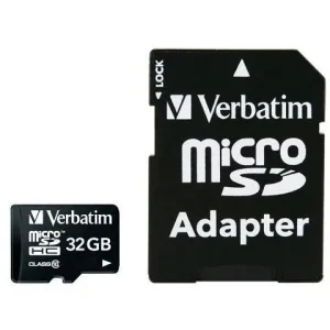 Minneskort VERBATIM Micro SDHC 32GB CL10