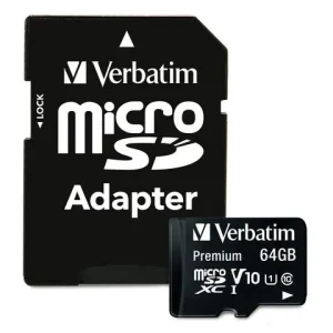 Minneskort VERBATIM Micro SDXC 64GB CL10