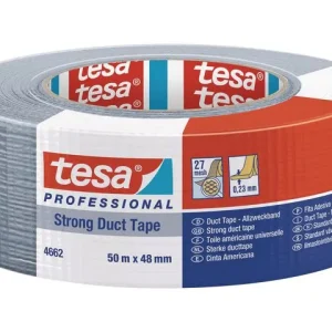 Vävtejp TESA 74662 Strong 48mmx50m silv.