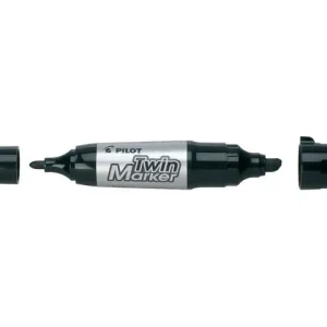 Märkpenna PILOT Twin Marker jumbo svart