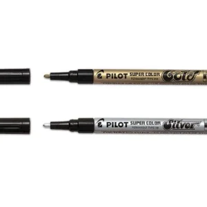 Märkpenna PILOT Super Color F silver