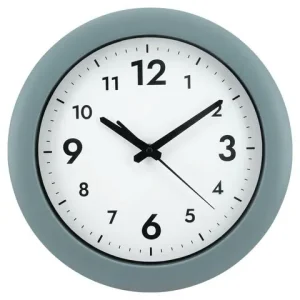 Väggur Easytime Ø30cm grå